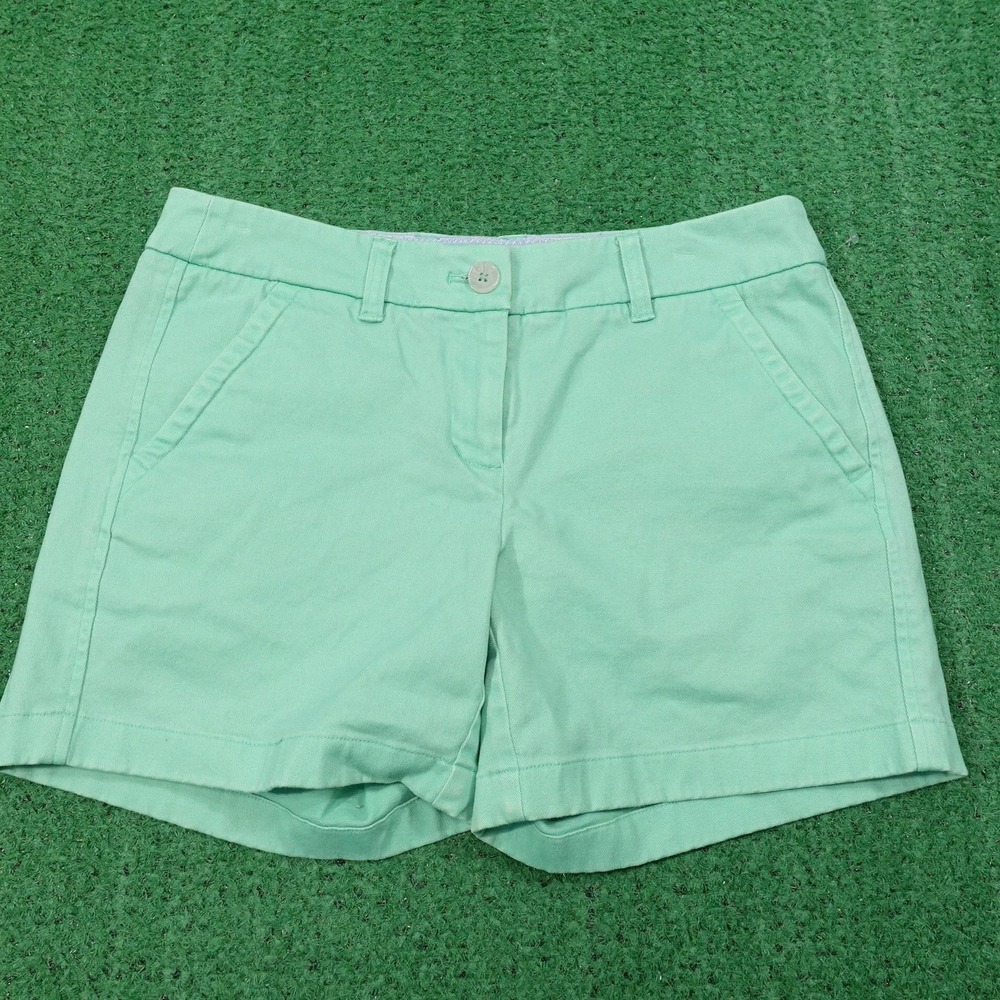 SOUTHERN TIDE Chino Shorts Womens‎ Size 0 Green Twill 29 Waist 5 Inseam Pockets